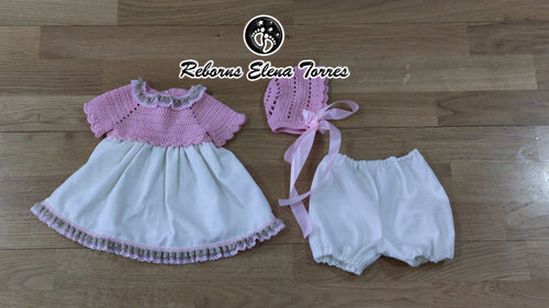 Conjunto 3 piezas Rosa