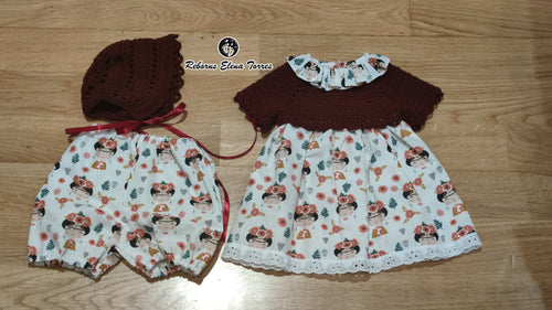 Conjunto 3 piezas Frida