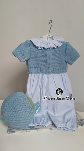 Conjunto 2 piezas Azul-celeste