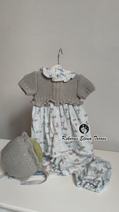 Conjunto 3 piezas Gris-gato