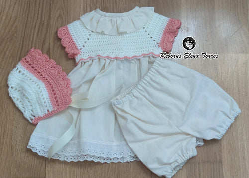 Conjunto 3 piezas Salmon-Beige
