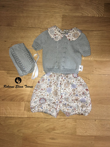 Conjunto 3 piezas Gris