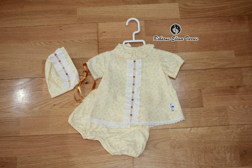 Conjunto niña Estampado-Amarillo