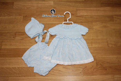 Conjunto niña estampado Celeste