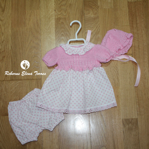 Conjunto niña Rosa-Lunares