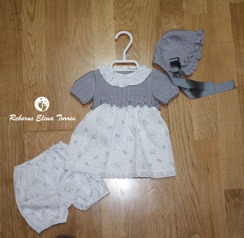 Conjunto niña Gris-Ositos