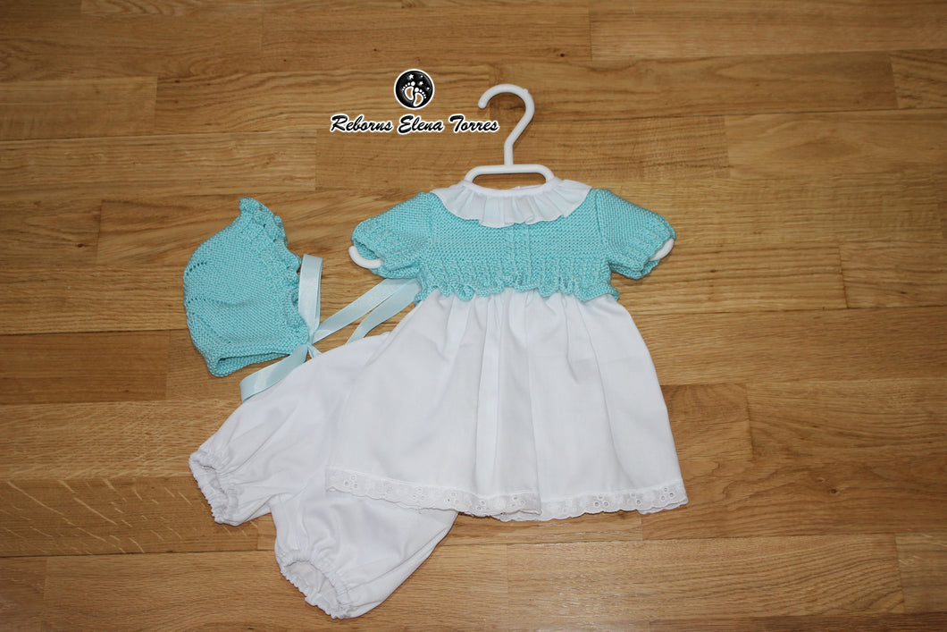 Conjunto niña Verde-Blanco
