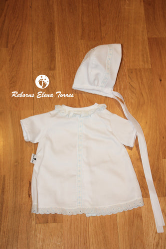 Conjunto niña Blanco-Celeste