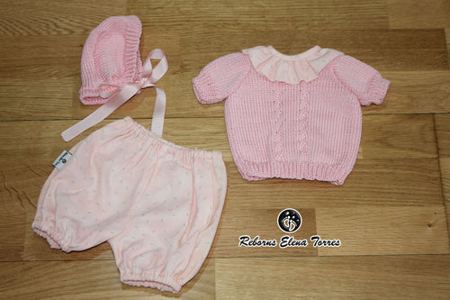 Conjunto niña Jersey Rosa