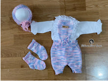 Cargar imagen en el visor de la galería, Conjunto Peto Rosa-Celeste