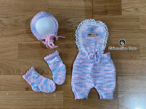 Conjunto Peto Rosa-Celeste
