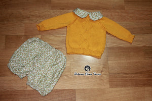 Conjunto niño Mostaza