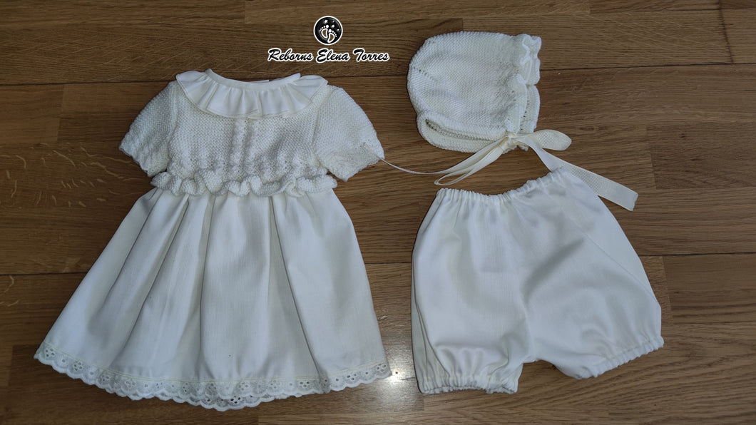 Conjunto 3 piezas Beige