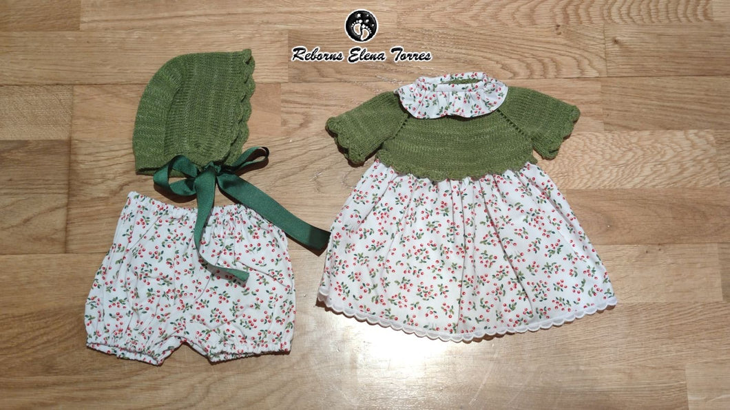 Conjunto 3 piezas Verde