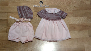 Conjunto 3 piezas Morado-Rosa