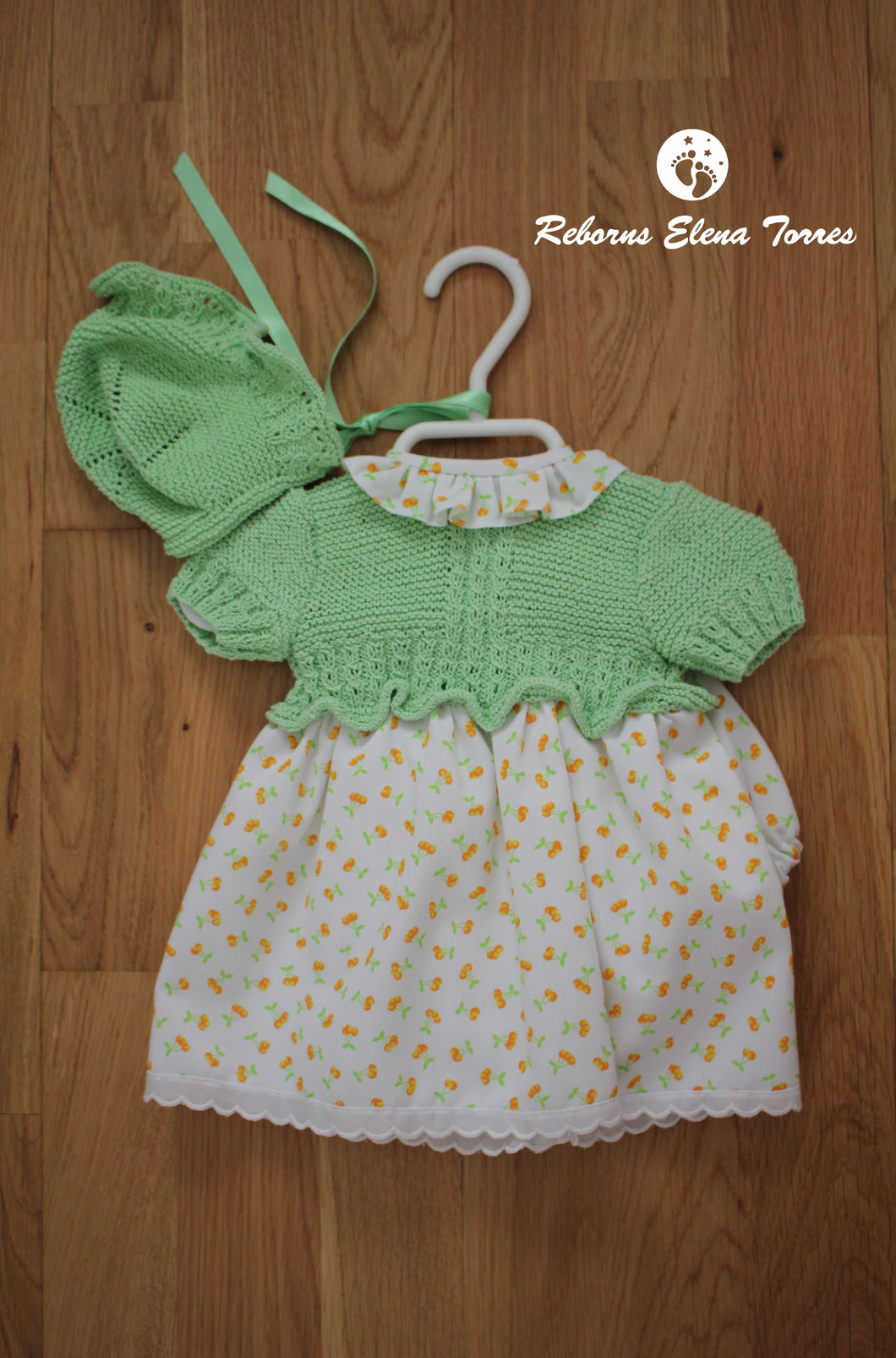 Conjunto niña verde claro