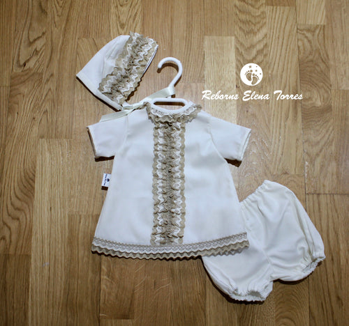 Conjunto niña Beige-Tostado