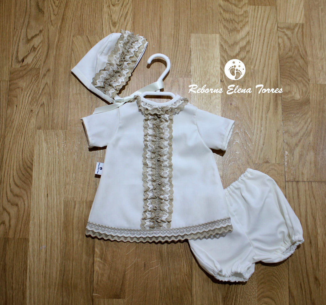 Conjunto niña Beige-Tostado