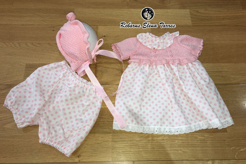 Conjunto niña Rosa Lunares