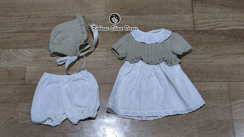 Conjunto 3 piezas Beige