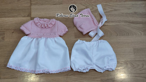 Conjunto 3 piezas Rosa